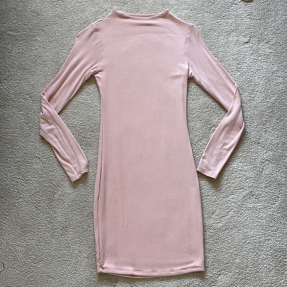 Baby pink bodycon